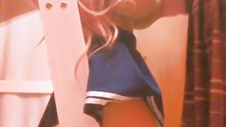 Having joy shagging my lovemaking woman lady in school bedroom tribbing and loving vagina open door risky