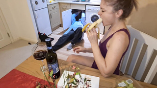 The luckiest unexperienced plumber filmed with a camera.