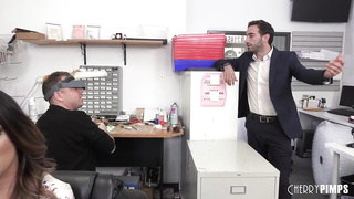 Inviting dark-haired with XXL cupcakes, Alexis Zara is getting smashed rock-hard from the back and lovin’ it