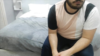 Huge-Boobed black-haired is dressed in glamour, black stocking while deep throating weenie and getting wedged with it