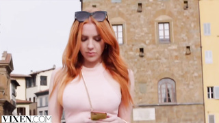 Tastey sandy-haired, Scarlett is traveling around the world and having naughty hump with various fellows