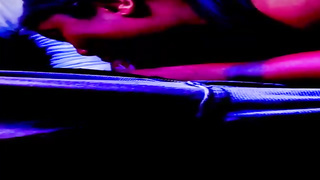 Nasty chick is providing a head to a insatiable stranger and listening to his yells