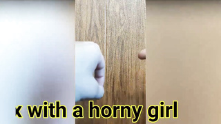 Adorable woman is suggesting a detailed explanation about gobbling muff in her fresh DIY vid