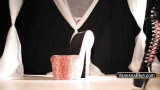 Big-Chested damsel in softcore garment, Blue Zentai is toying with a hook-up plaything on webcam