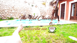 Huge-Titted, Ebony nymph with tats and large booty is doing her greatest to make her paramour jizm