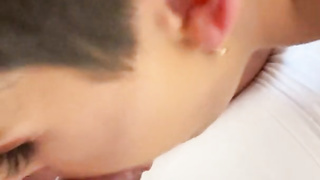 RAILING A DUDES CHISEL IN IBIZA LIKE A SLOPPY MEGA-BITCH HARD-CORE