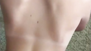 Highschool Cheerleader Comes Home Early From Pratice