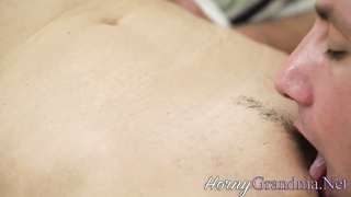 Mature cockslut gets tongued and plowed (Mayna May)