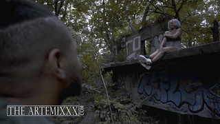 Lonely Ebony Luxurious Teenage Gets Plowed In Forest By Ginormous Black Schlong