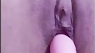 Super-Naughty lady, Hadija Fox is milking during a videocall with a boy she luvs a bunch