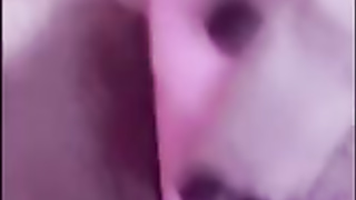 Super-Naughty lady, Hadija Fox is milking during a videocall with a boy she luvs a bunch