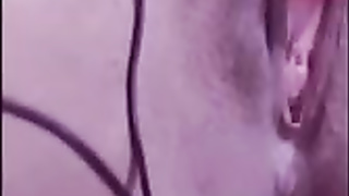 Super-Naughty lady, Hadija Fox is milking during a videocall with a boy she luvs a bunch