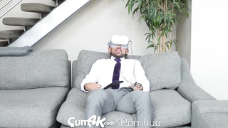 CUM4K Step Daddy Blows Numerous Creampies Inwards Naughty Spy