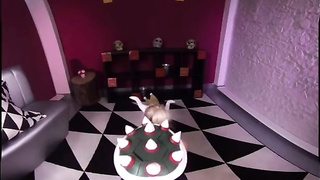 Bowsette Costume Play 4K single screen