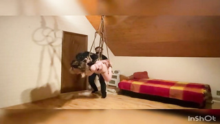 Horny doll got bare, roped up and abjected the other day and loved it a bunch