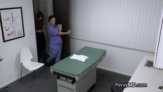 Pointy sandy-haired boned rigid on exam