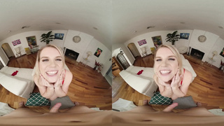 Light-Haired Honey Nikki Juicy Wants Winning Manhood Only VR Porno