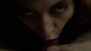 Latina blowage + jizz shot!