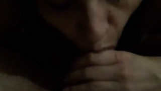 Latina blowage + jizz shot!