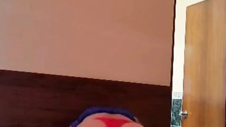 Railing and tonguing his rich beef whistle