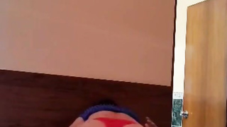 Railing and tonguing his rich beef whistle