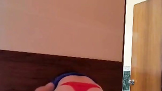 Railing and tonguing his rich beef whistle