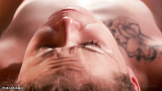 Uber-Cute lil' ginger strapped and smashed (Tommy Pistol, Bailey Paige)