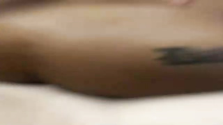 Nerdy, Ebony stunner with glasses is deep-throating a rock rigid hard-on and getting banged on web cam