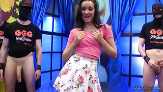 Francys Belle heads airtight in group sex