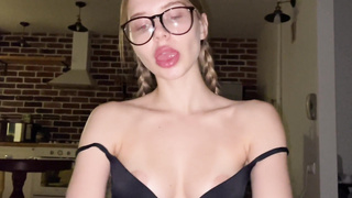 A student gives a scorching fellatio to a neighbor’s stud
