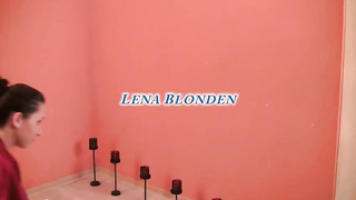 Lena Blonden is getting a total figure rubdown from a voluptuous g/g massagist and liking it
