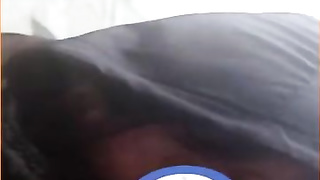 Manstick luving grannie was caught on gauze while she was deepthroating a good-sized, black trouser snake