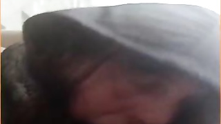 Manstick luving grannie was caught on gauze while she was deepthroating a good-sized, black trouser snake