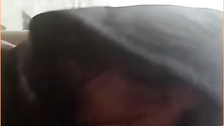 Manstick luving grannie was caught on gauze while she was deepthroating a good-sized, black trouser snake