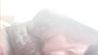 Manstick luving grannie was caught on gauze while she was deepthroating a good-sized, black trouser snake