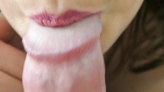 Leisurely gobbled and deepthroat my bone fantastic Crimson Lips the Hottest Gargle Job