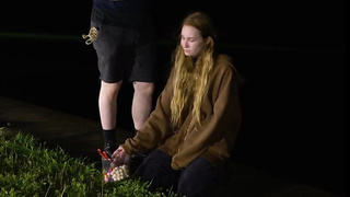 Slender, enslaved twenty one yr-senior gets a harsh face penetrating and gasping on a splendid Texas night outdoors