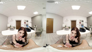 VR PLOWERS Red-Haired Intern Drills With Manager VR Pornography