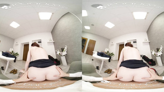 VR PLOWERS Red-Haired Intern Drills With Manager VR Pornography