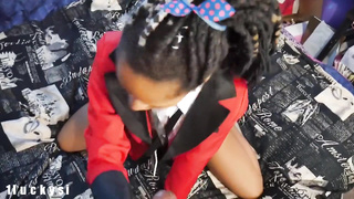 Lillith in Kakeguri Costume Play Taking Schlong