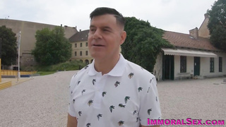 Huge-Titted blondie gets cummed and bj's (Matt Bird, Kayla Green)