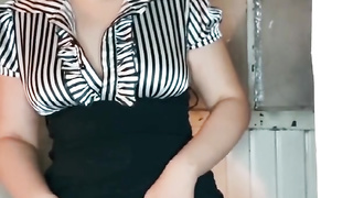 Jerk Off Instructions ultra-kinky schoolteacher kneads herself in front of college girl pt.1