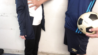 A thick chin is jammed in a thick bum in a uniform.