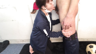 A thick chin is jammed in a thick bum in a uniform.