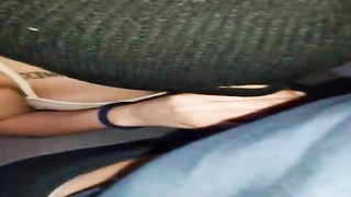 Hooded honey is constantly hotwife on her colleague expecting that no one will recognize her