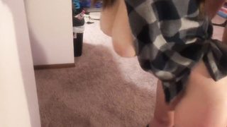 Magnificent Tinder Tryst Wears Nothing But A Flannel and Socks