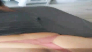 Large bootie stunner in softcore underwear is about to have bang-out in front of the camera