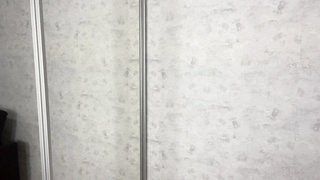 AFTER A WALK, I WANKED OFF IN FRONT OF THE MIRROR