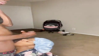 Trampy housewife is having casual hook-up with her ex paramour, while her spouse is at work