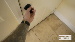 Luxurious dark-haired Charlie Valentine gets pummeled raunchy on very first tryst by Bryan